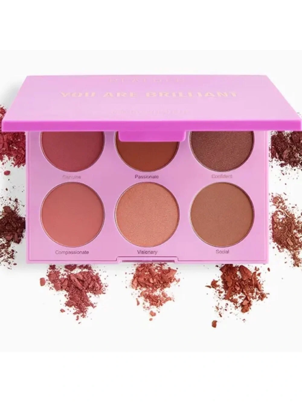 REALHER You Are Brilliant Pro Blush Palette NWT